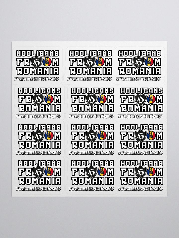Set 12 stickere Hooligans From Romania product image (1)