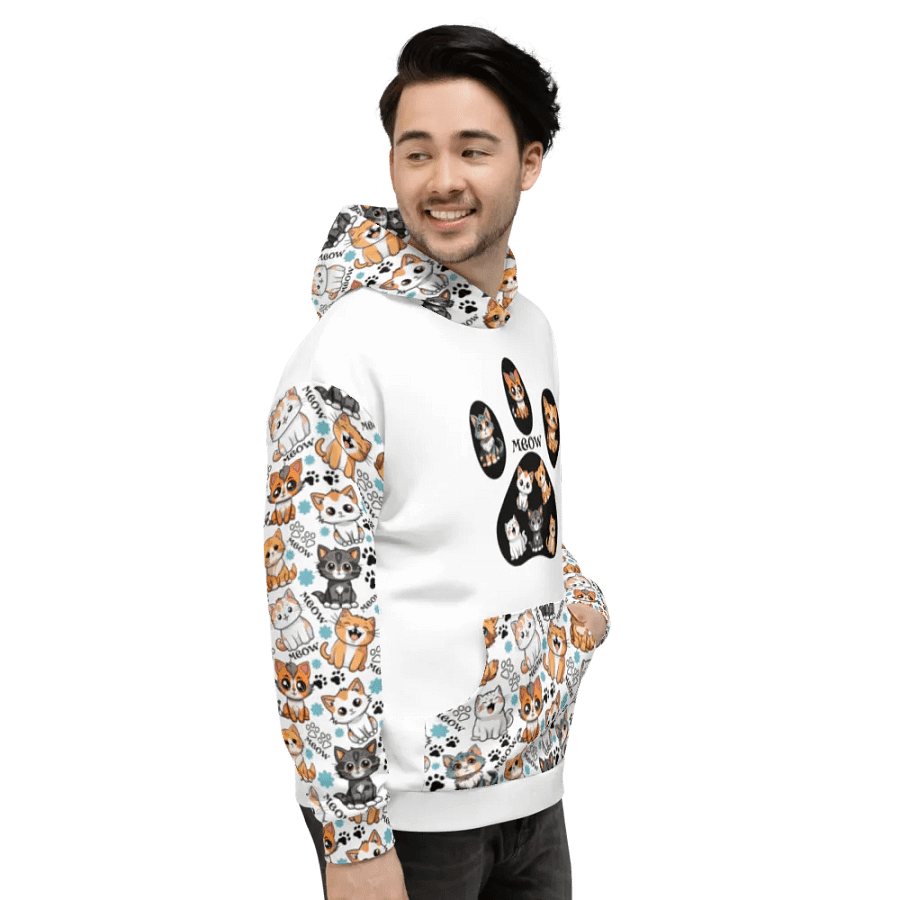 Meow Magic Hoodie - Paw Print product image (5)
