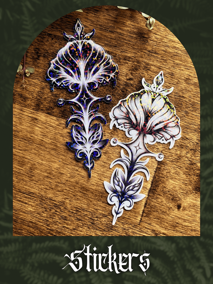 HOLO Floral Ornamental Sticker product image (1)