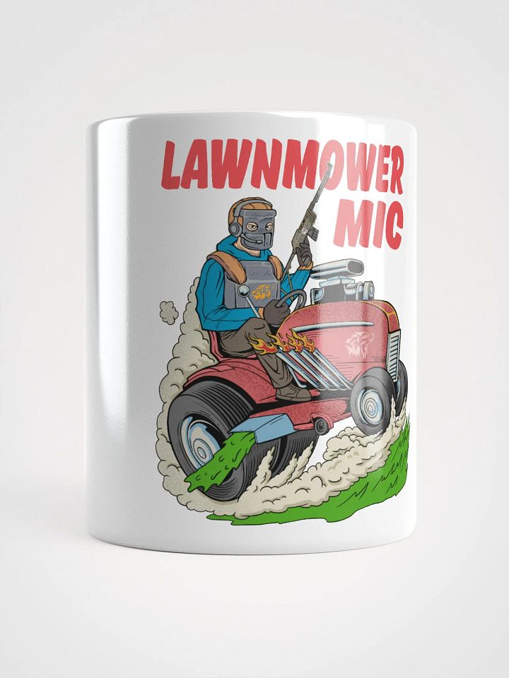 Lawnmower Mic | Glossy White Mug product image (1)