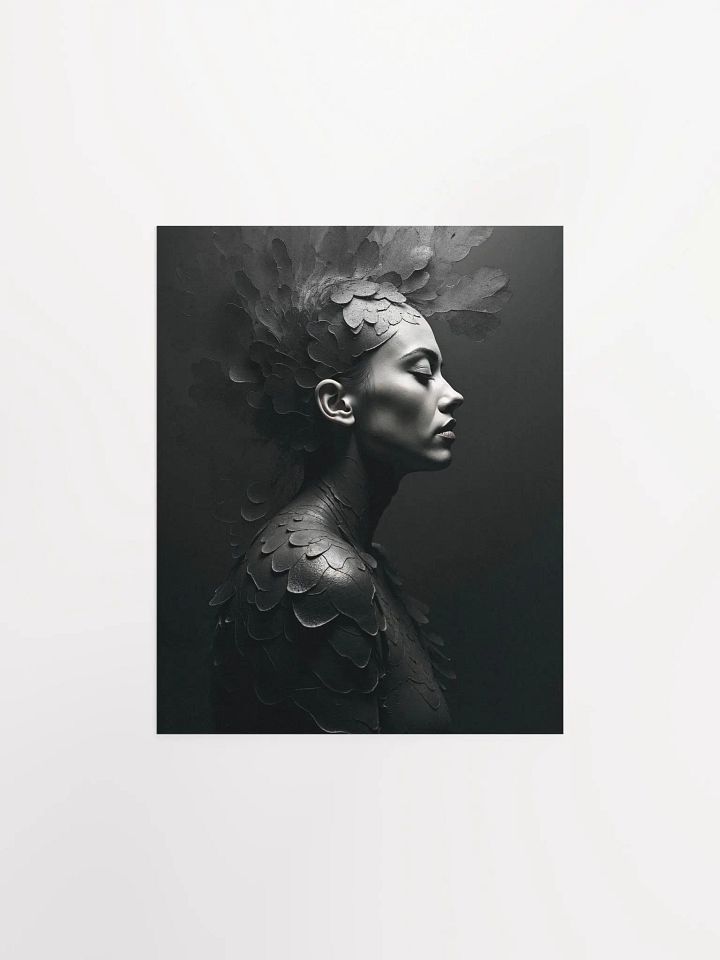 Sculpted Leaf Art Matte Poster product image (3)