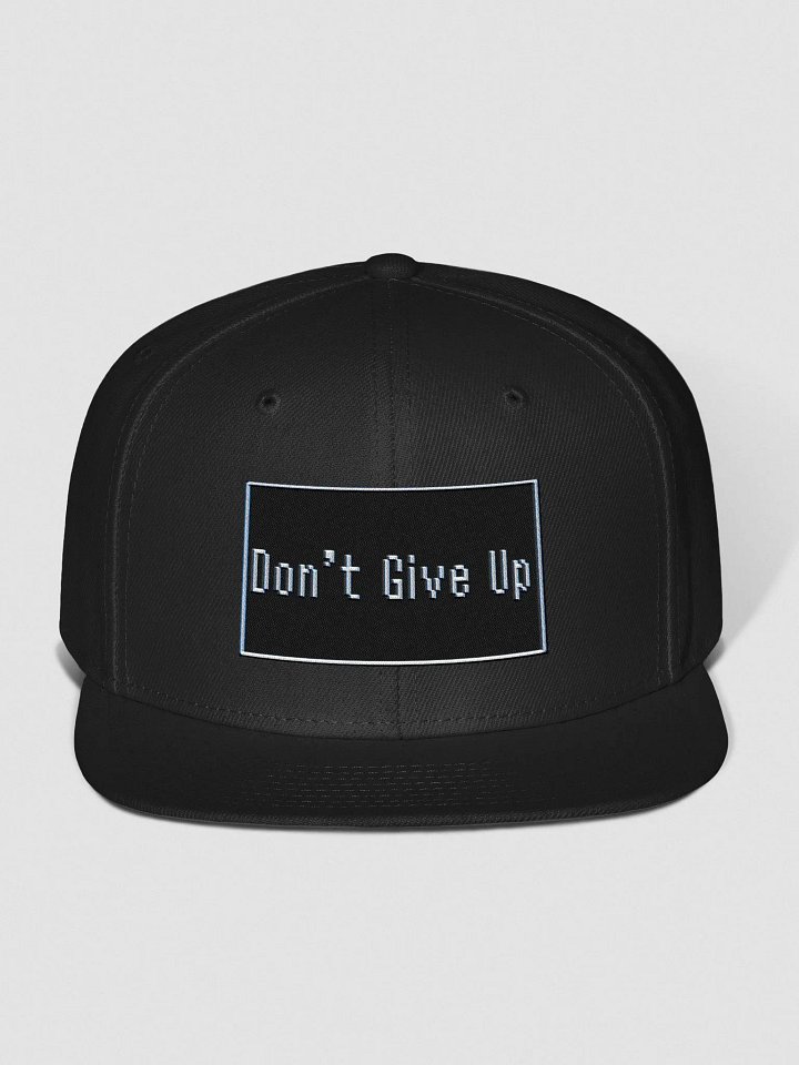 Don't Give Up - Otto Wool Blend Snapback Hat by Fistikuts product image (2)