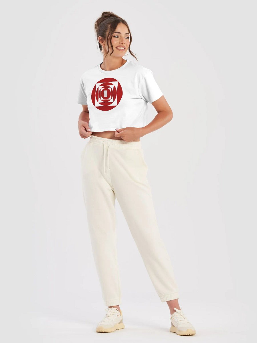 SACRED Feminine ‘I’ Red AS Colour Premium Crop product image (5)
