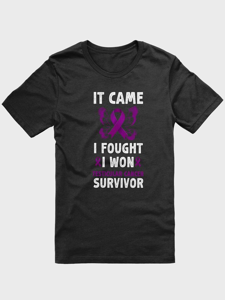 It Came We Fought I Won Testicular Cancer Survivor Shirt product image (1)