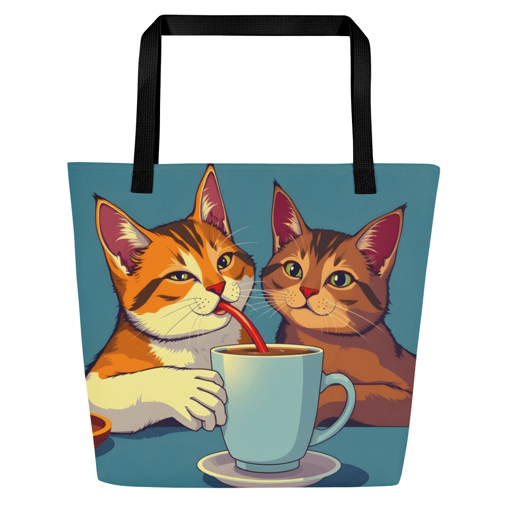 Large Tote Bag w/ Pocket-Sip Happens product image (3)