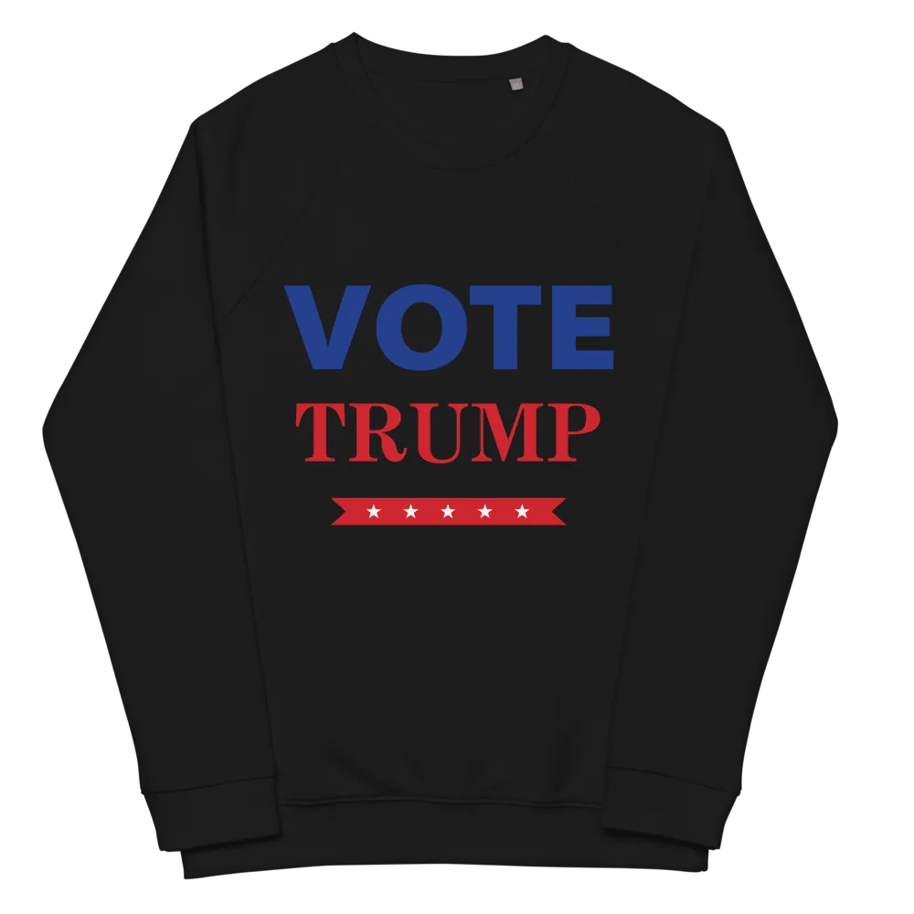 Vote Trump Organic Raglan Sweatshirt product image (4)