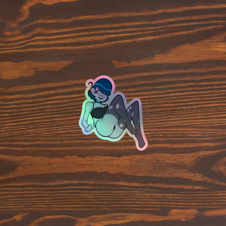Goth C4ndy Pinup Sticker Holographic product image (5)