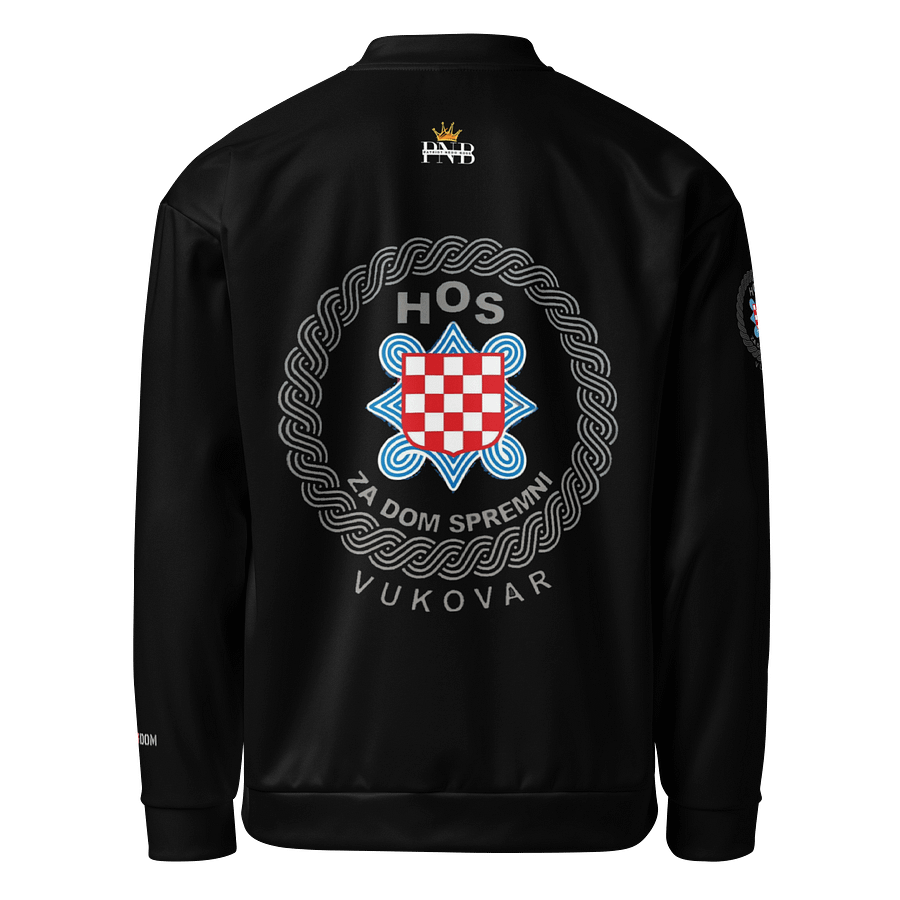 HOS Vukovar Za Dom Spremni Shield All-Over Print Bomber Jacket product image (2)