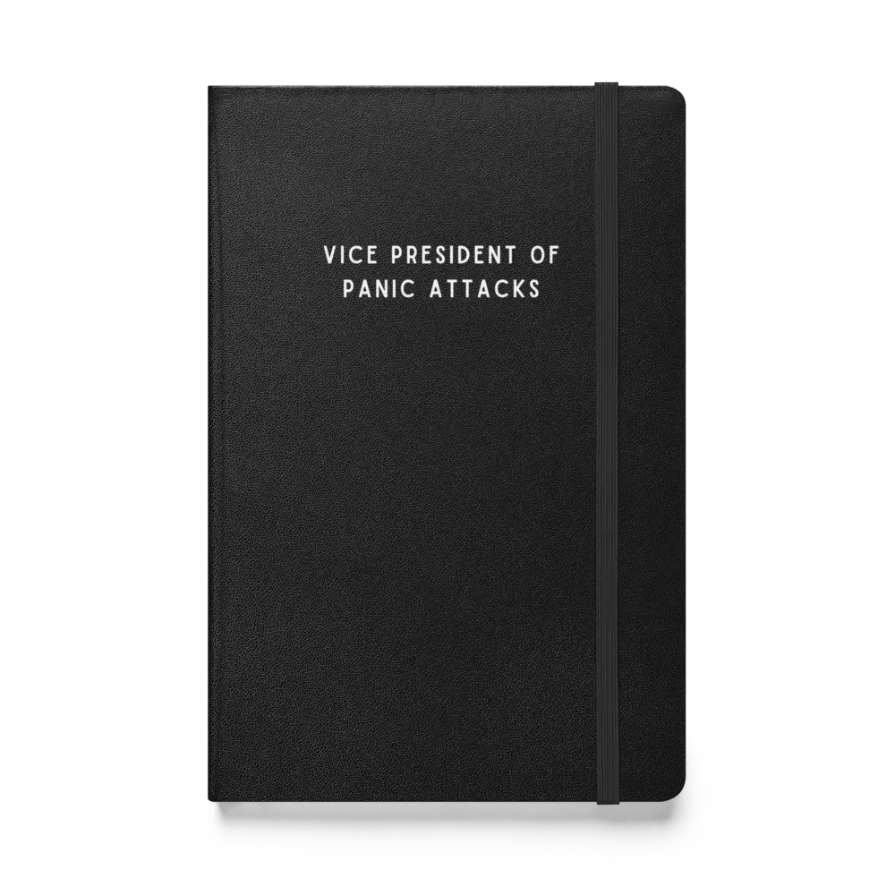 VICE PRESIDENT OF PANIC ATTACKS - Hardcover Notebook product image (1)