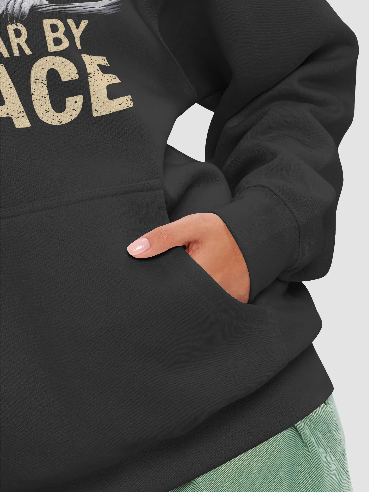 This far by Grace. I'm Not koalified Premium Hoodie product image (8)