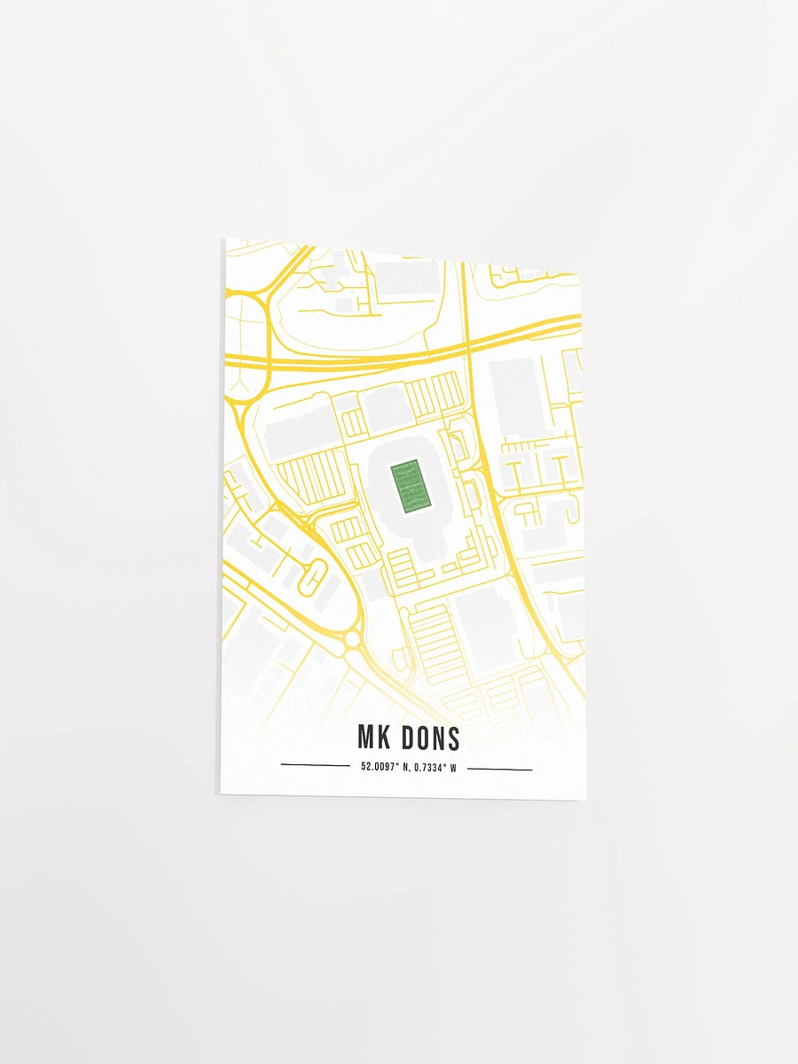 Milton Keynes Dons Stadium Map Design Poster product image (3)