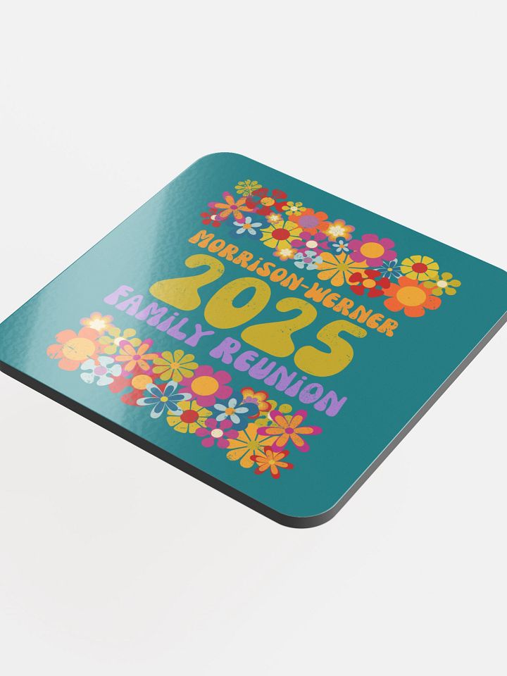 "Groovy Flower Power" Drink Coaster product image (1)