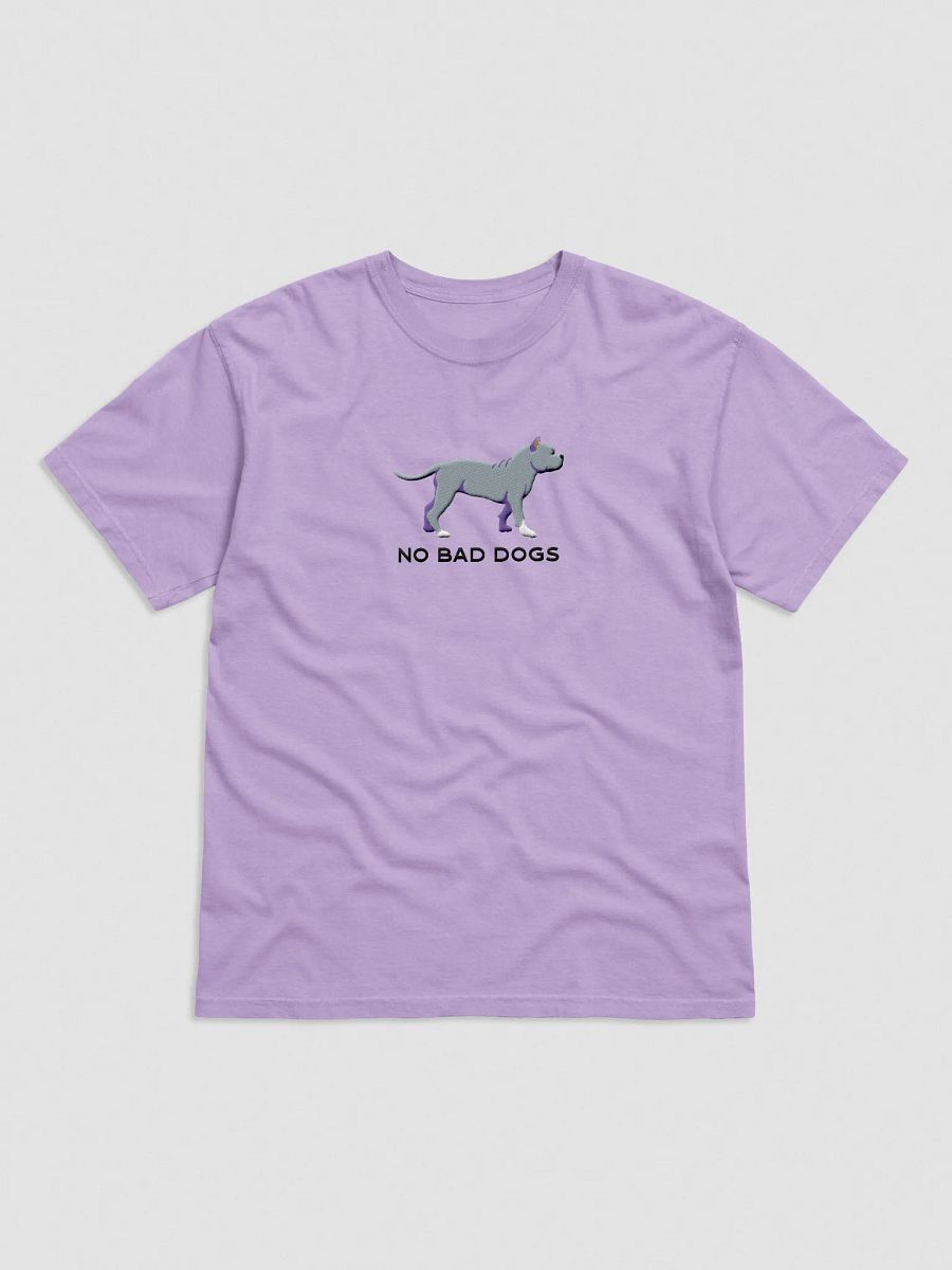 No Bad Dogs T-Shirt(Embroidered) of an American Bully(Blue) product image (33)