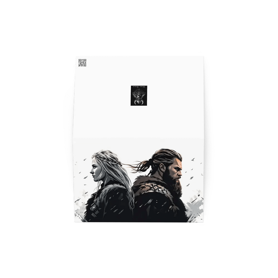Greeting Card - Viking Couple product image (3)