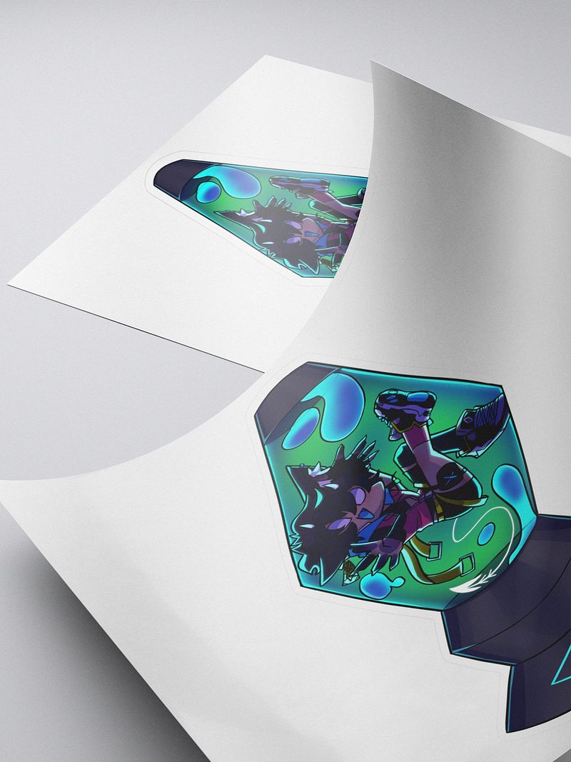 LAVA LAMP: FOX STICKER