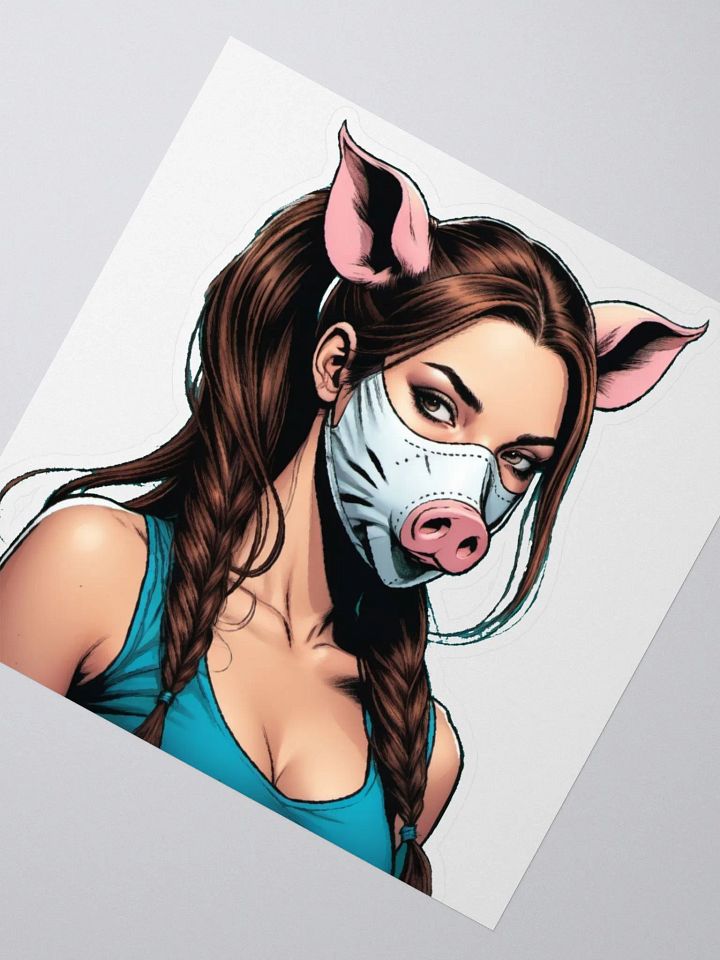 Fear The Pig KissCut Sticker product image (2)