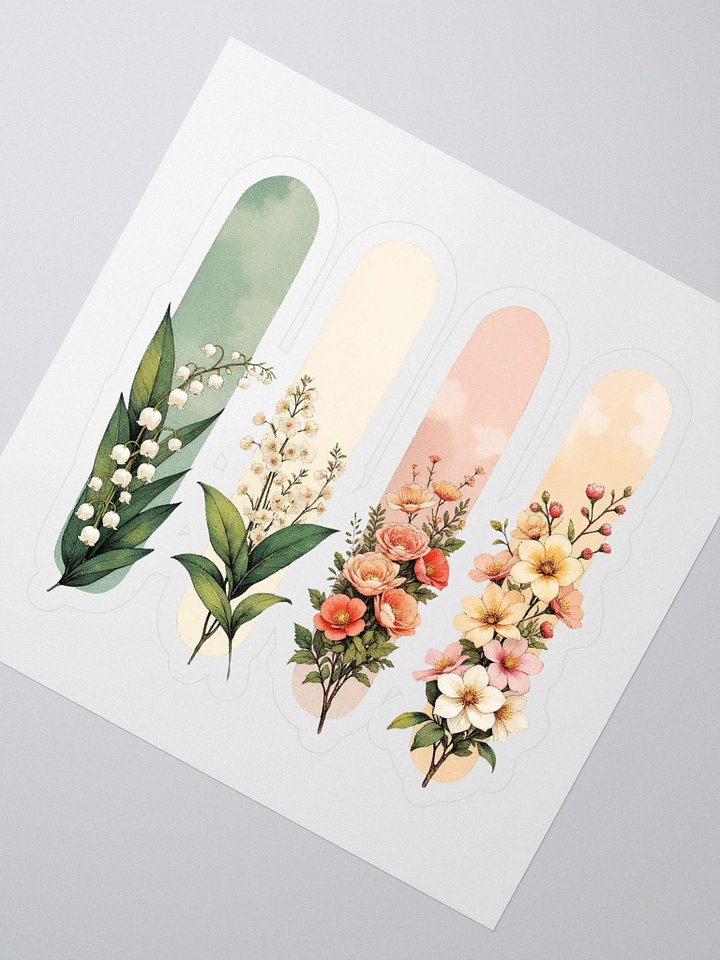 Floral Fantasy Kiss Cut Stickers Set product image (2)