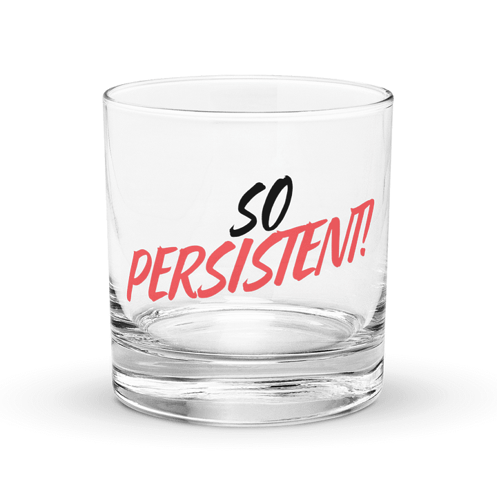 Boldly Persistent Rocks Glass product image (1)