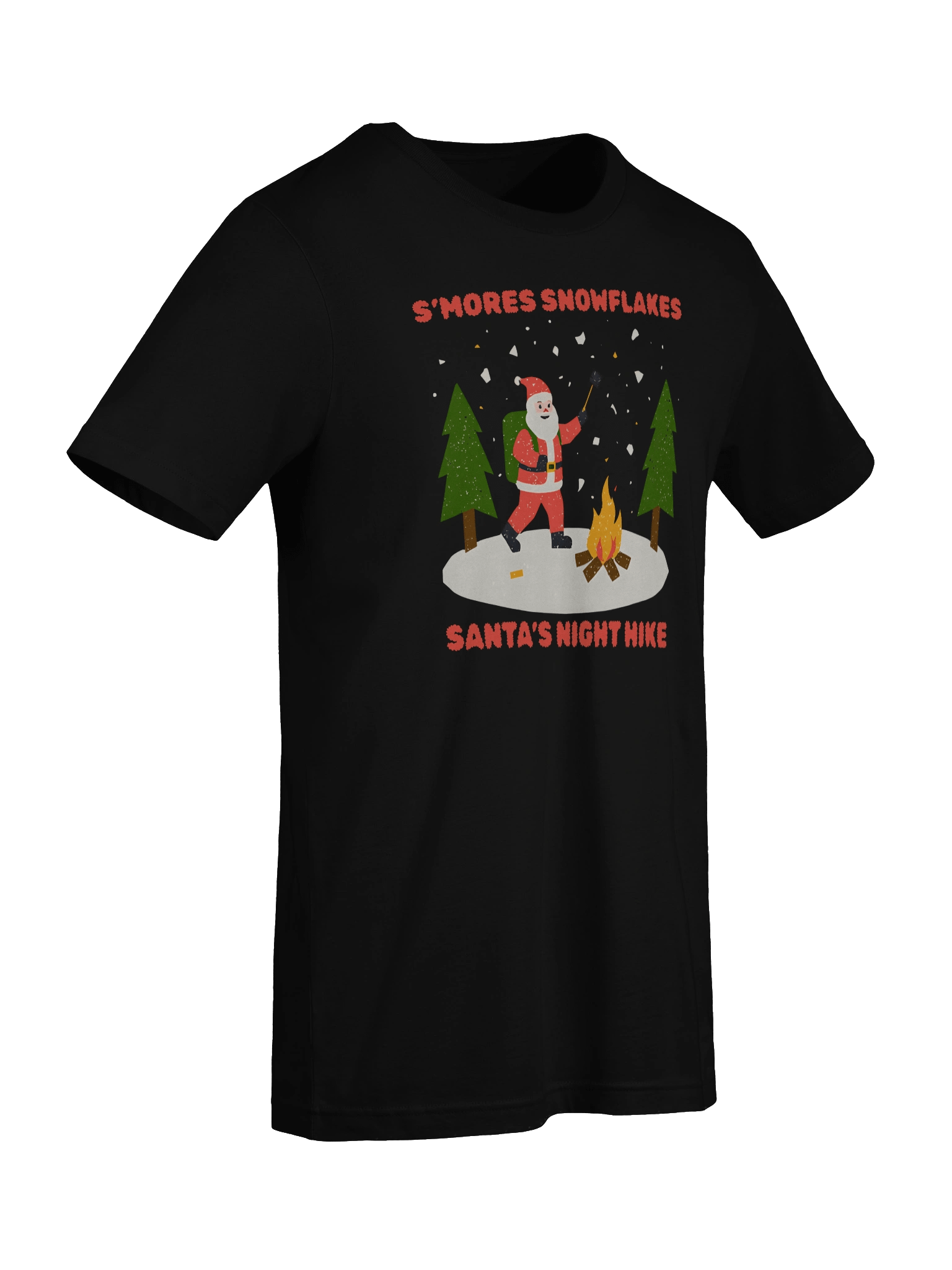 S’MORES SNOWFLAKES & SANTA’S NIGHT HIKE CHRISTMAS CAMPING SHIRT product image (70)
