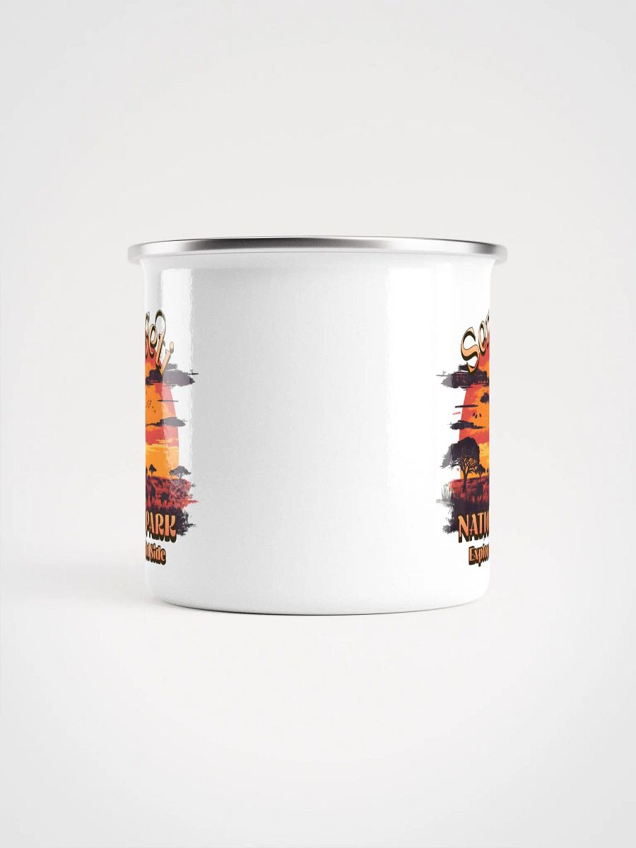 Serengeti National Park Sunset Enamel Mug product image (5)