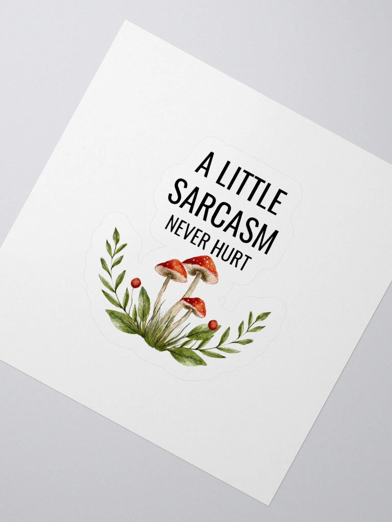 A little Sarcasm Never Hurt Sticker product image (2)