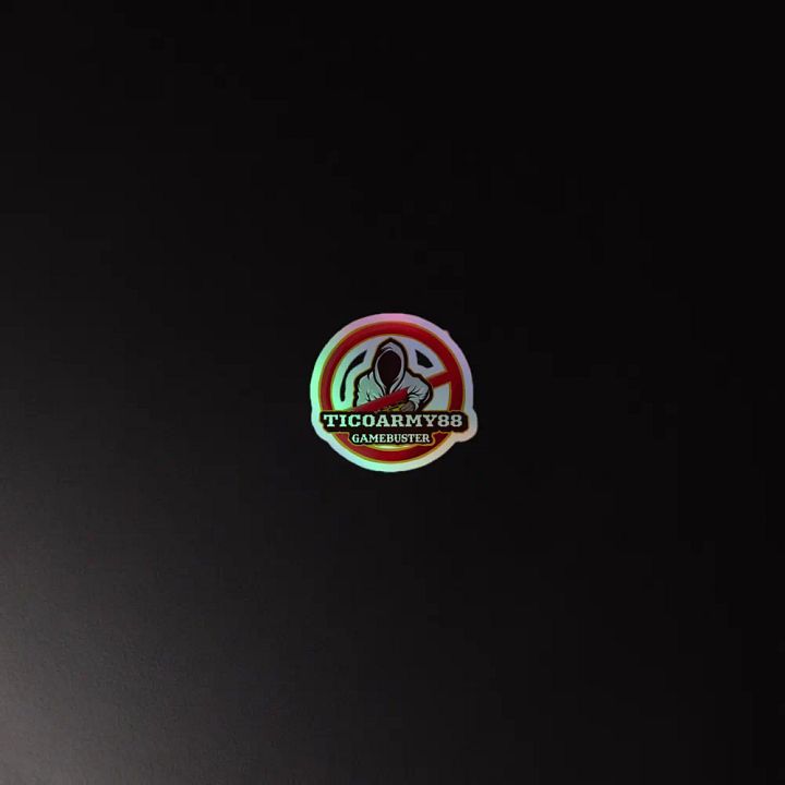 ticoarmy88 gamebuster holografic sticker product image (4)