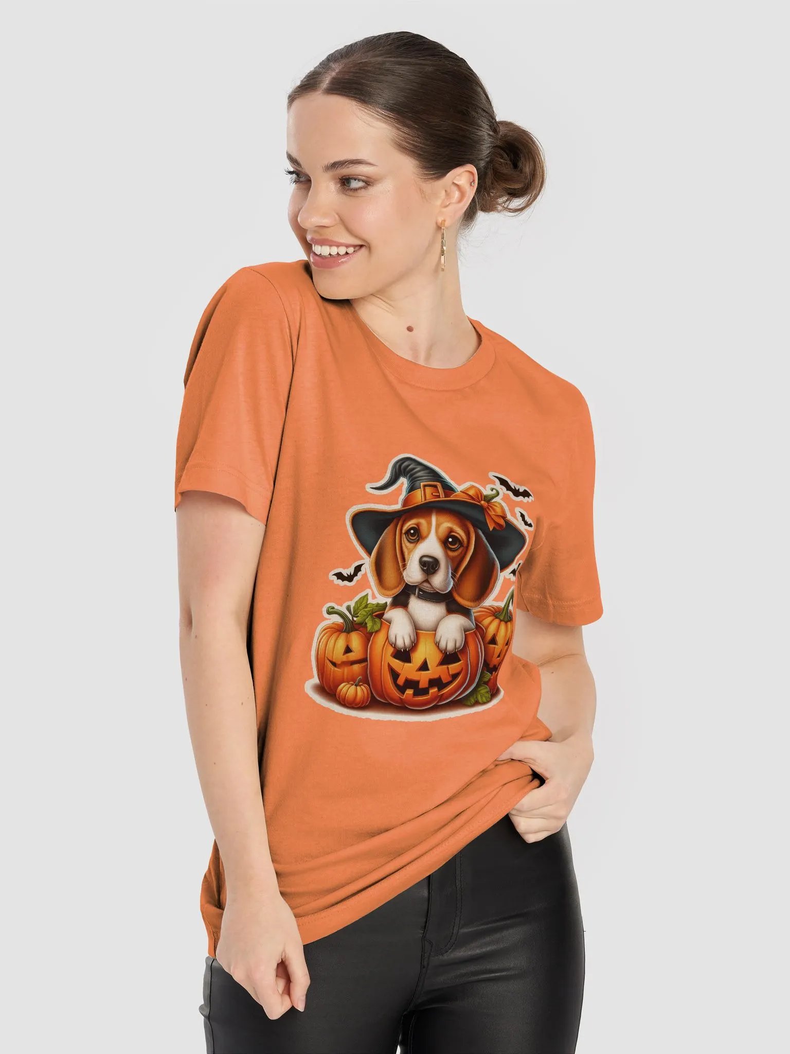 Halloween Pumpkin Beagle - T-shirt product image (58)