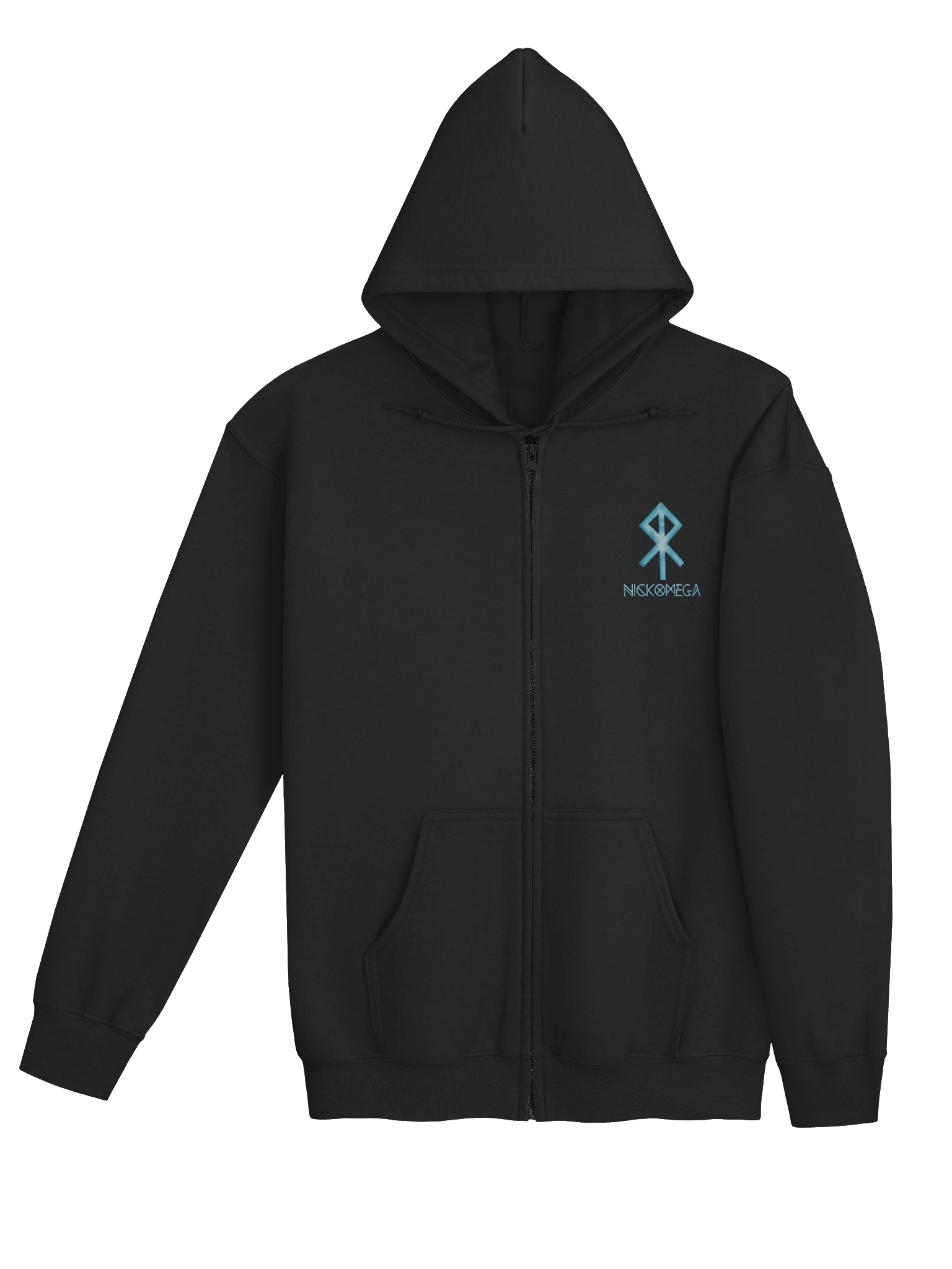 Frozen Bindrune Zip Hood product image (4)