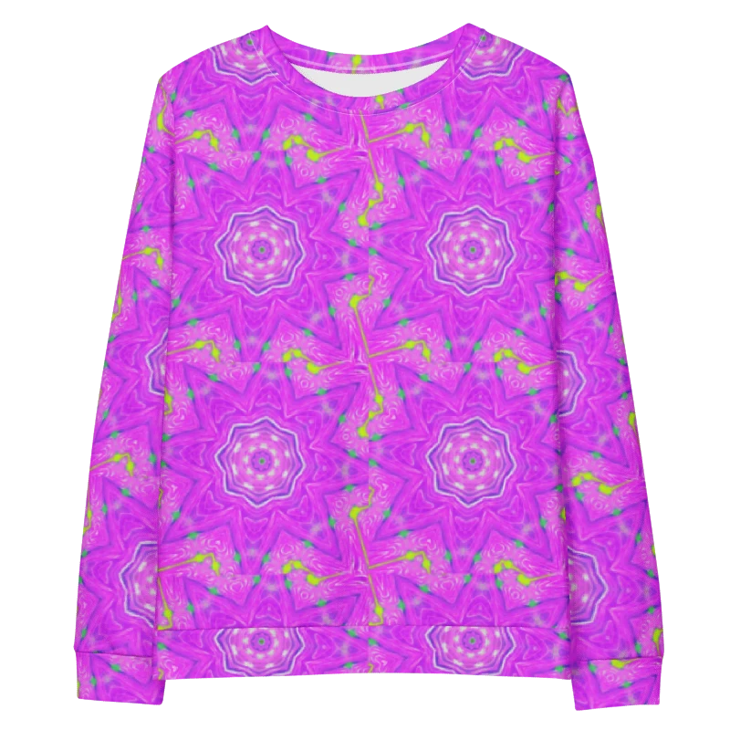 That Abstract Pink Neon Star Unisex Sweatshirt product image (13)
