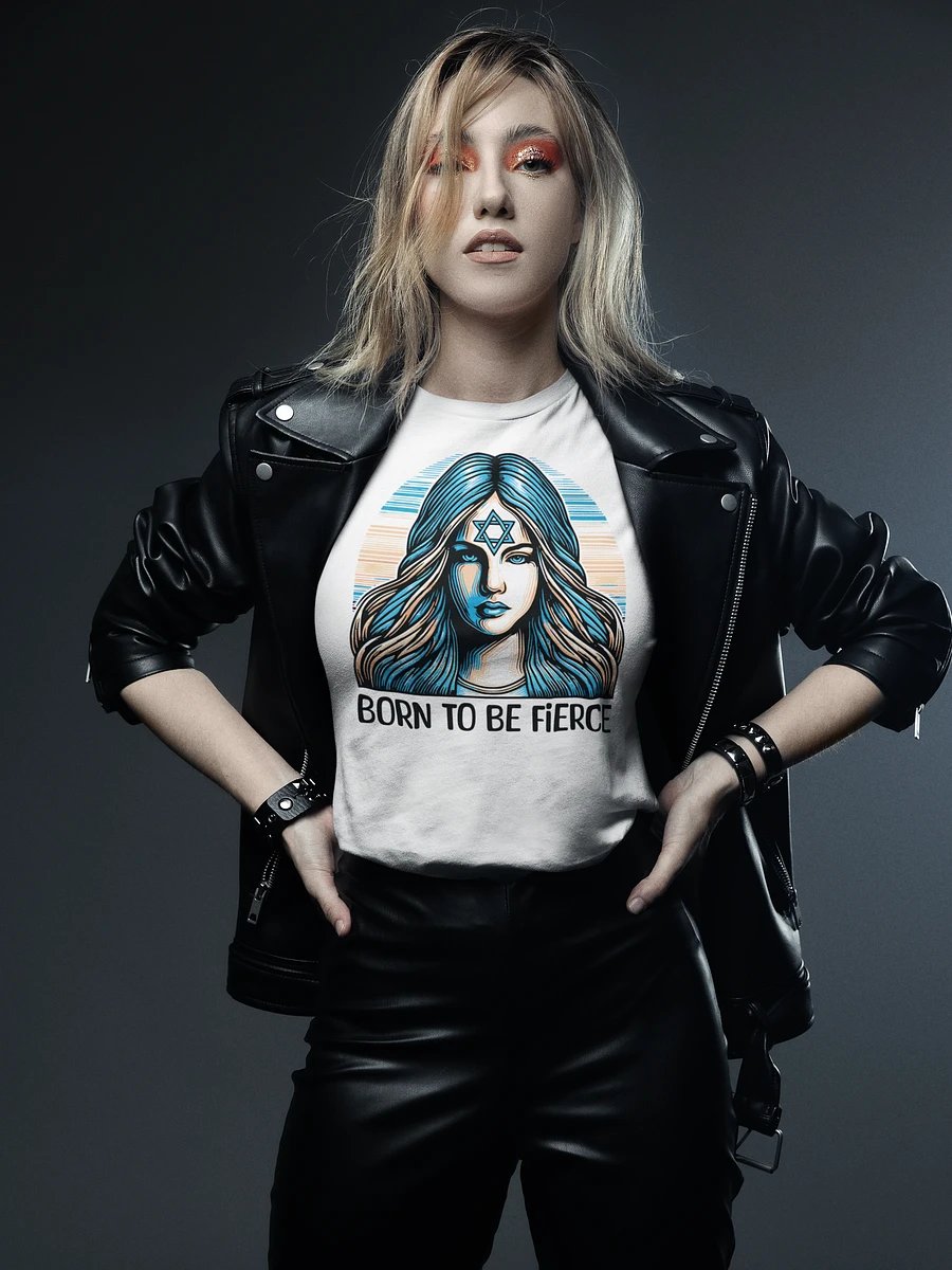 Born to Be Fierce Jewish Woman Tshirt product image (1)