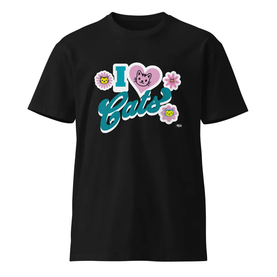 Cheerful Cats Love Unisex T-Shirt product image (1)