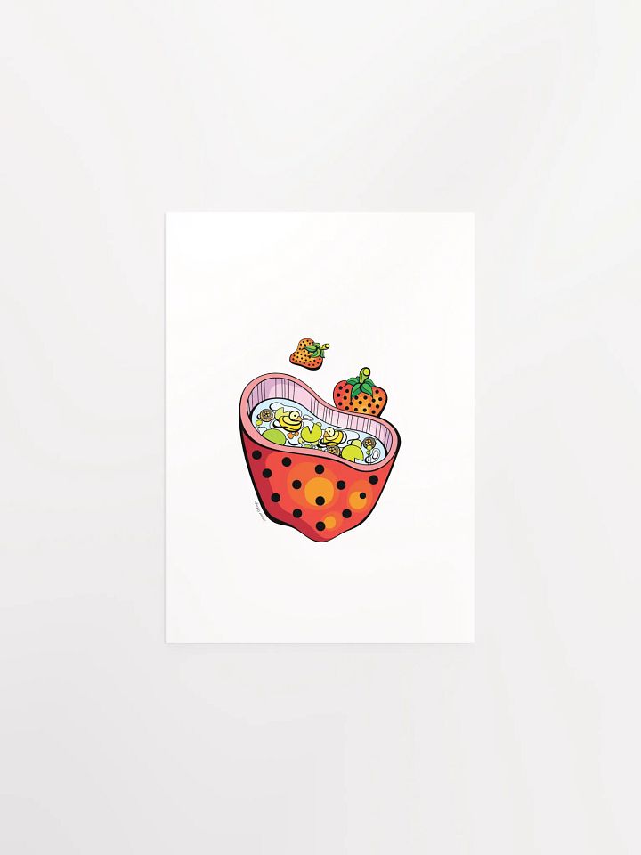 "Strawberry Duck Pond" Print product image (5)