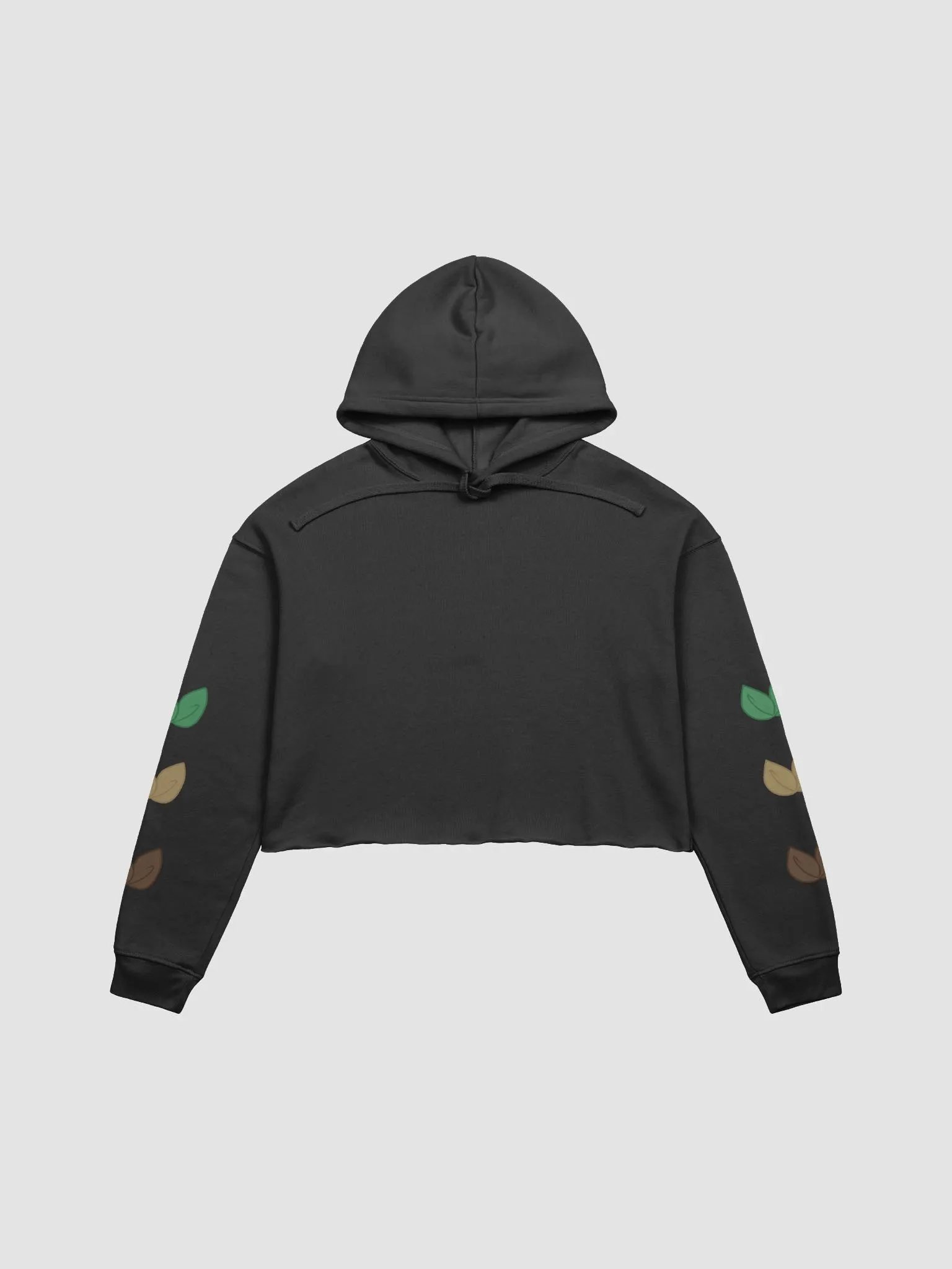 Leaf gradient cropped hoodie product image (3)
