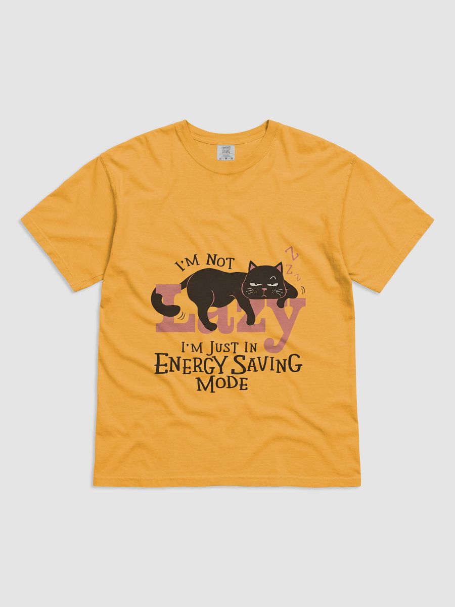 Energy Saving Mode Cat T-Shirt product image (3)