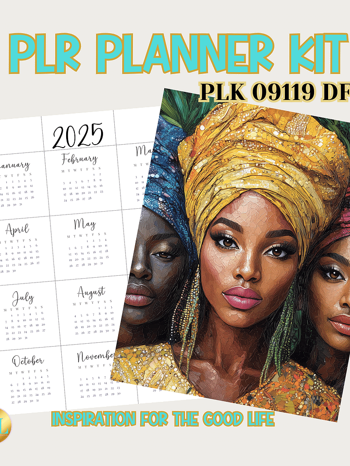 2025 PLR Planner & Journal Kit - PLK-0919-DFY product image (1)