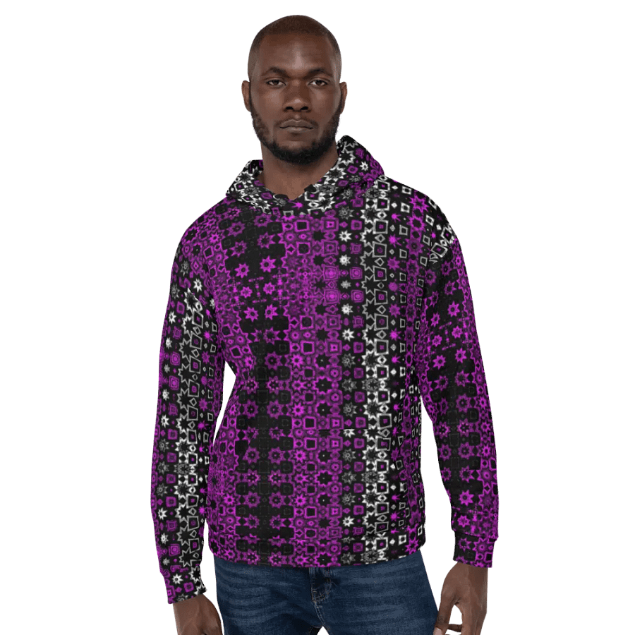 That Stars Pattern Unisex All Over Print Pull Over Hoodie product image (7)
