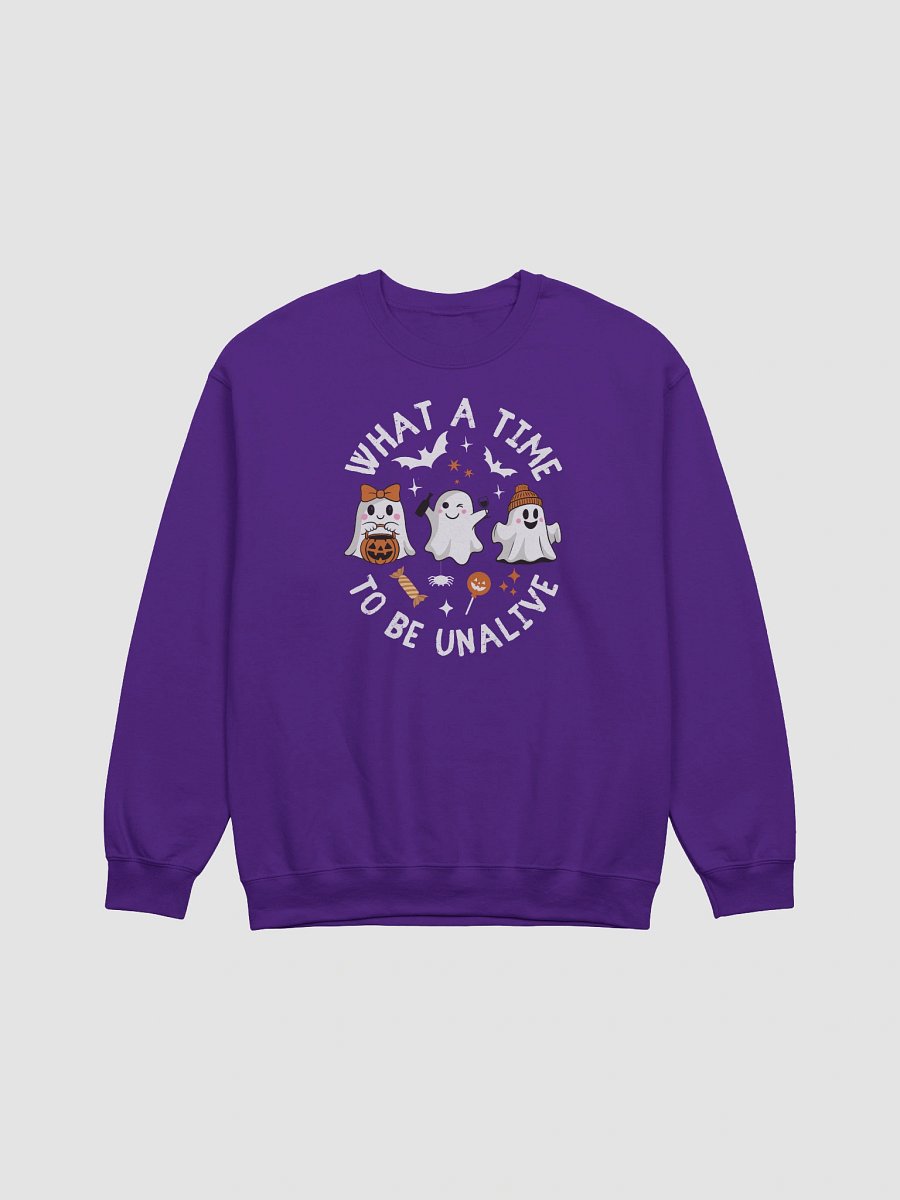 Spooky Season Ghost Sweatshirt - Dark product image (14)