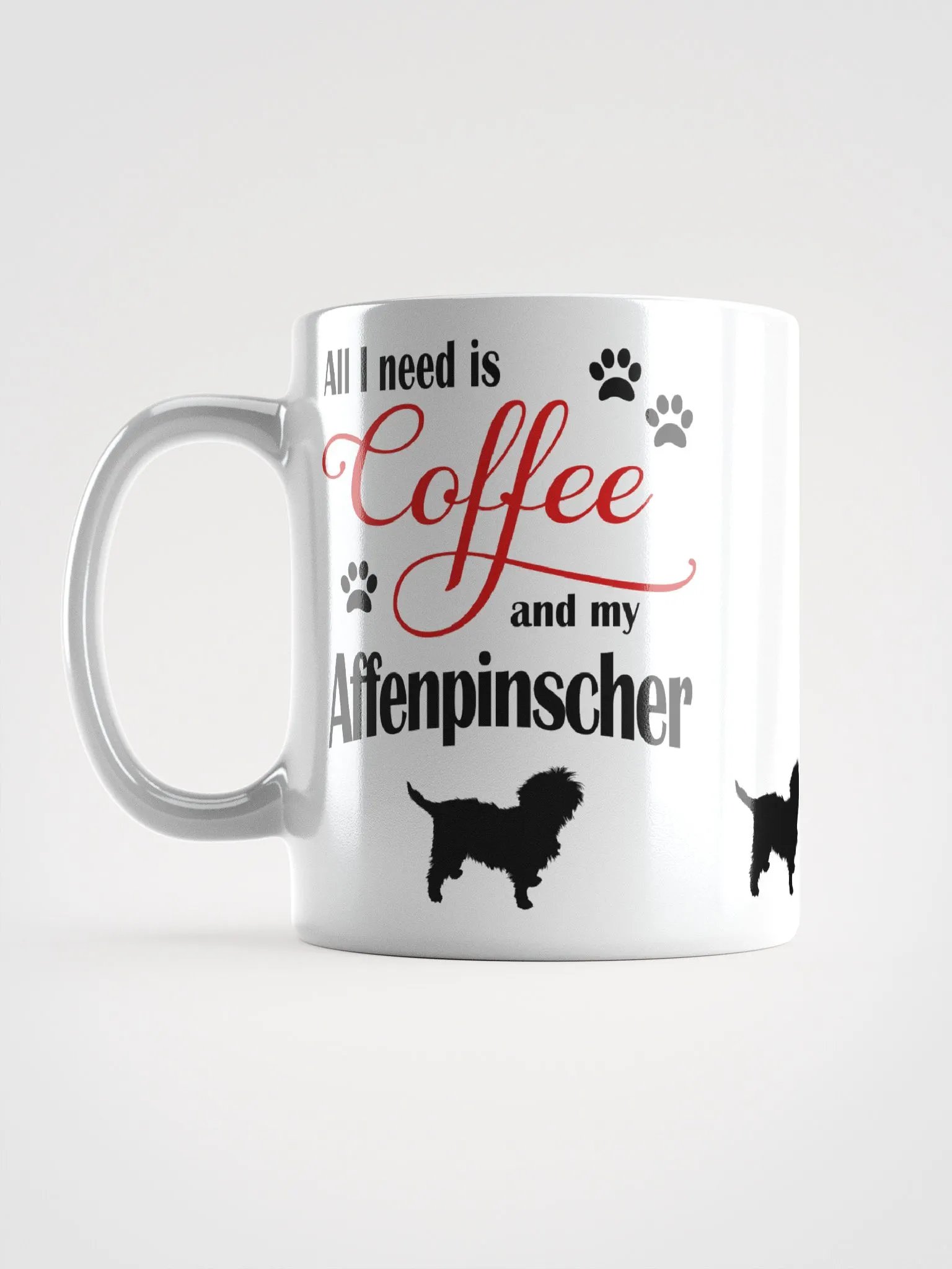 Coffee and my Affenpinscher Mug product image (6)