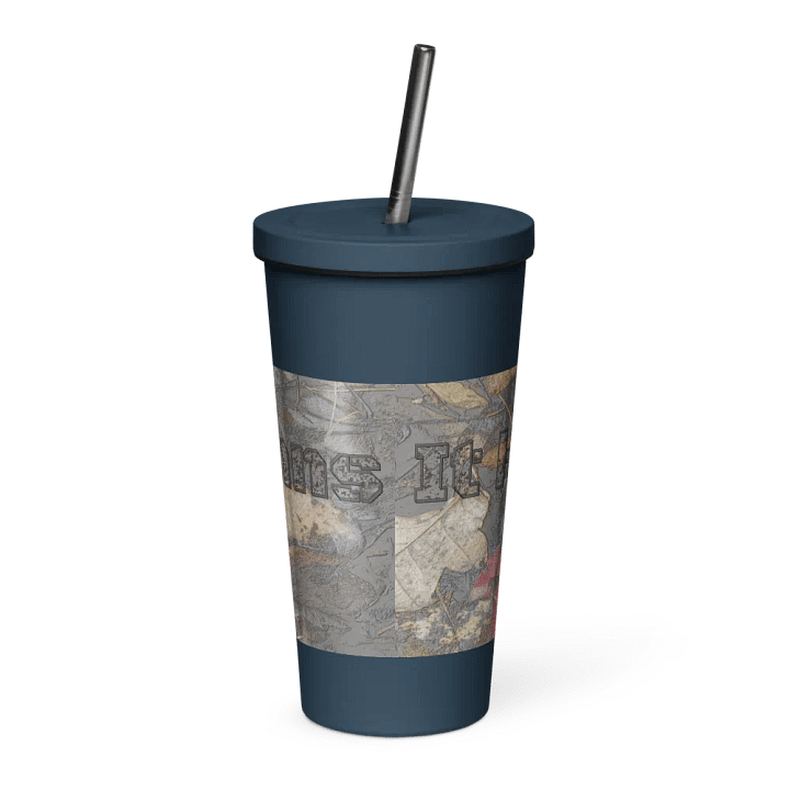 Insulated Tumbler with a Straw - MossyOak - It Happennnns Camo product image (2)