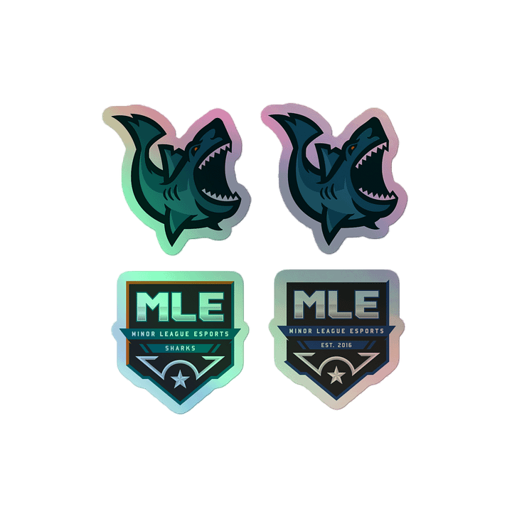 Sharks Holographic Sticker Set product image (2)