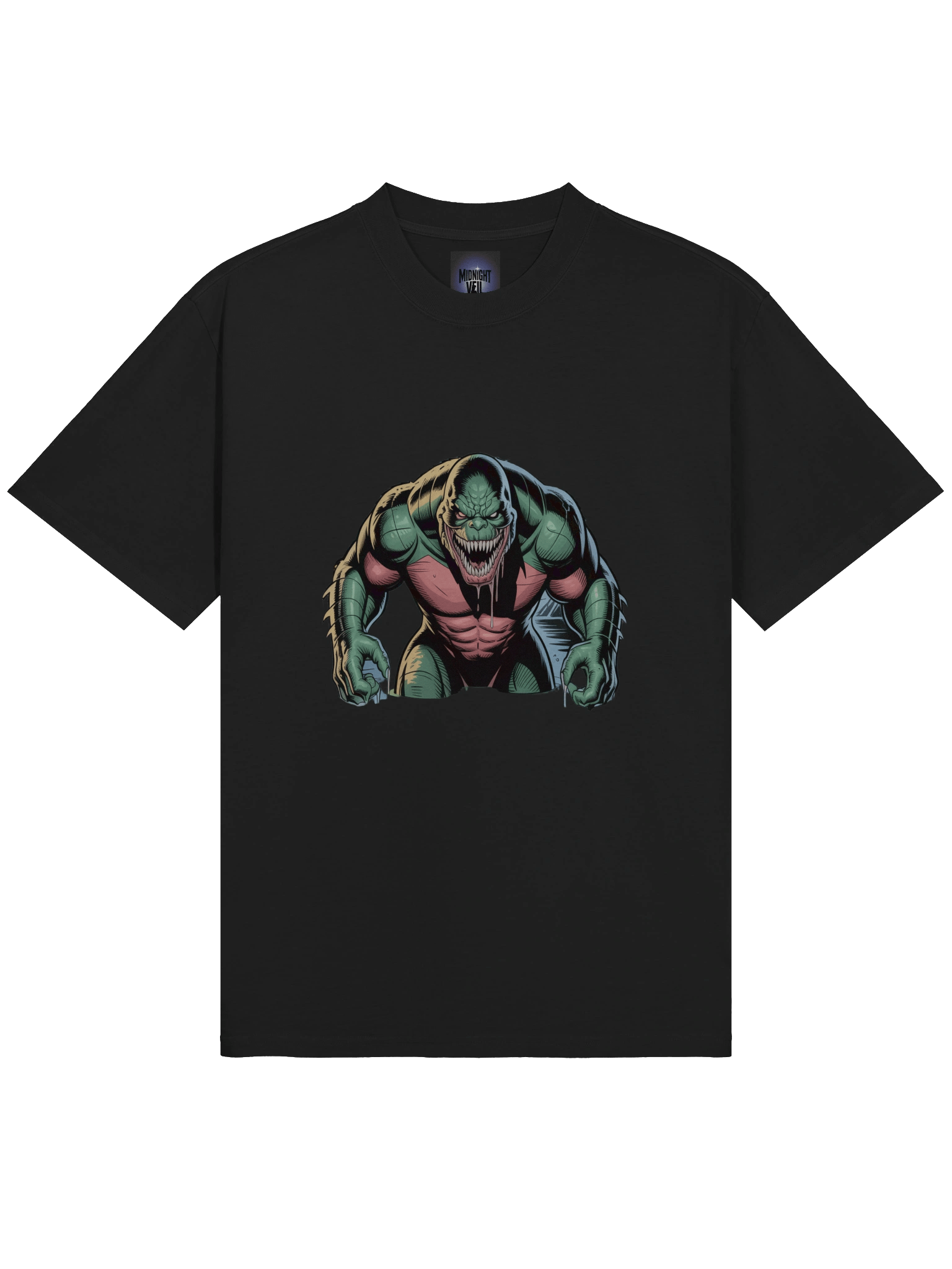 Killer Croc Savage Snarl Oversized Faded T-Shirt product image (5)