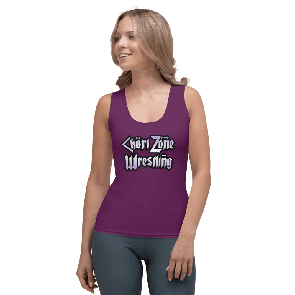 "ChoriZone Wrestling" Women's Tank Top (Purple) product image (1)