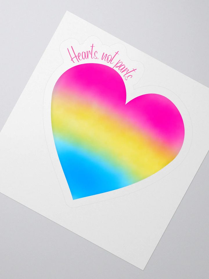 Hearts not parts sticker product image (6)