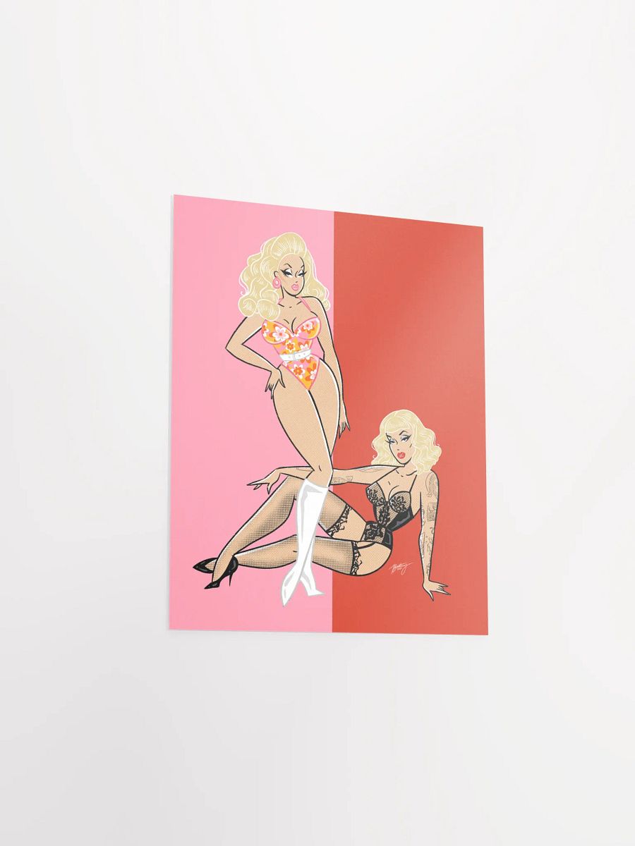 Trixie and Katya art print product image (3)