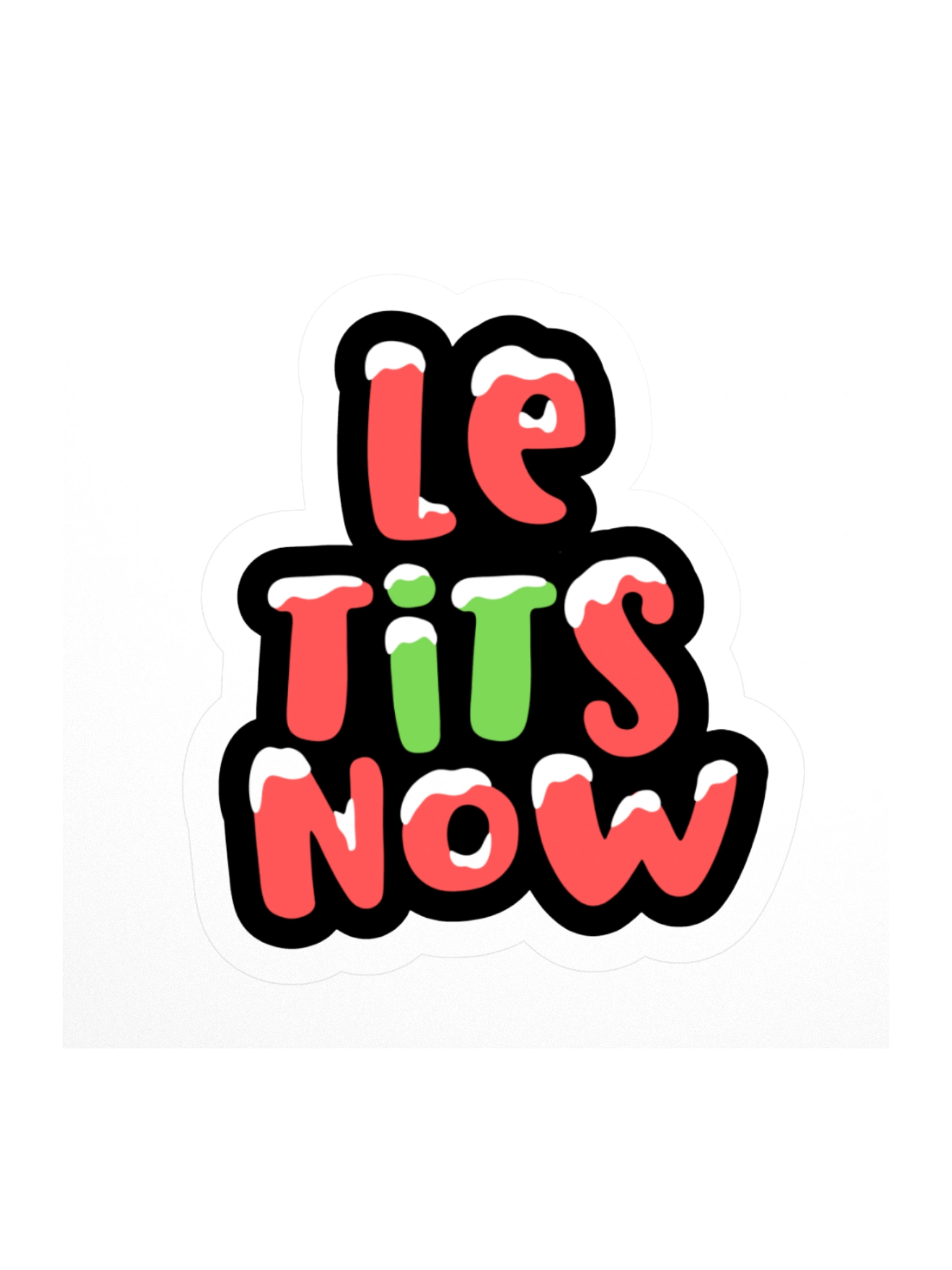 LeTitSnow Sticker product image (1)