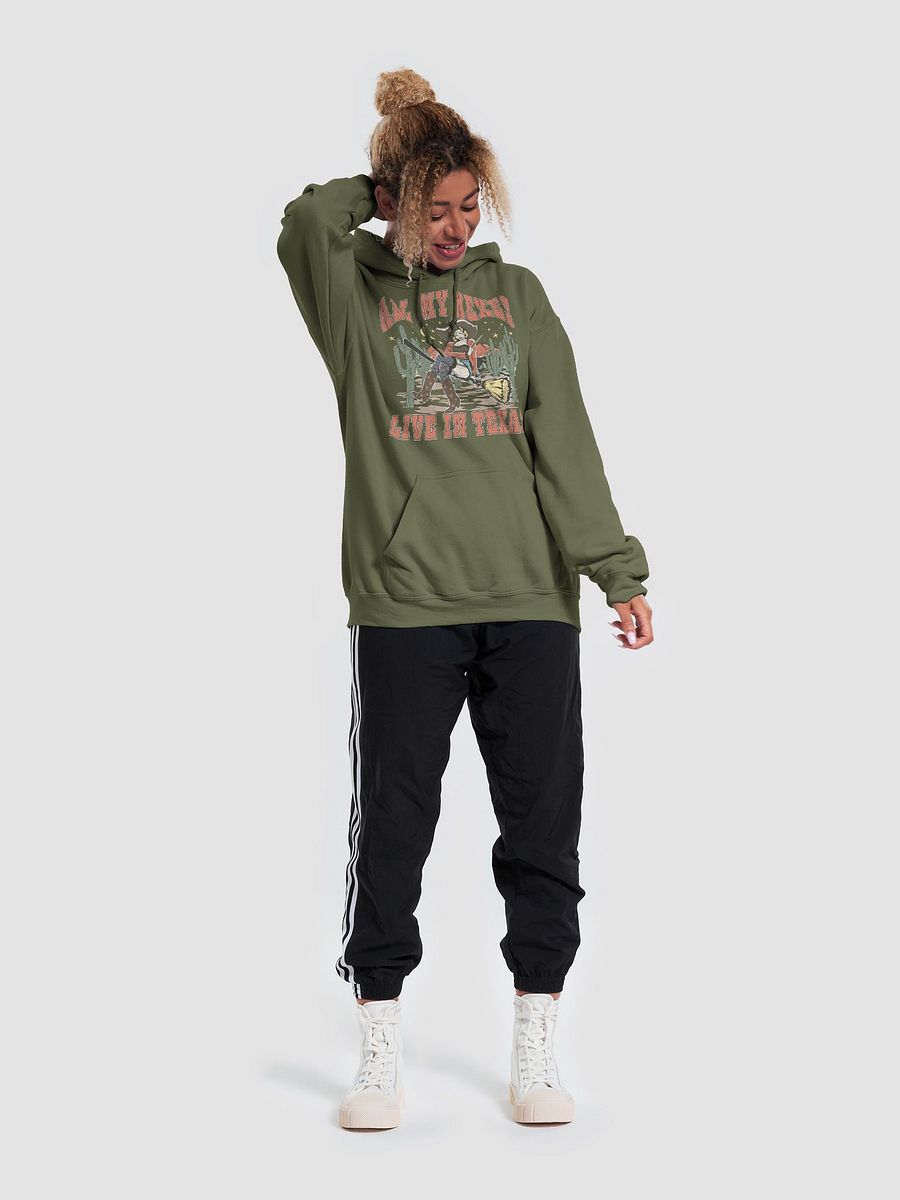 All My Hexes Live in Texas Cowboy Witch Hooded Sweatshirt | Funny Western-Themed Fall and Halloween Hoodie Design product image (27)