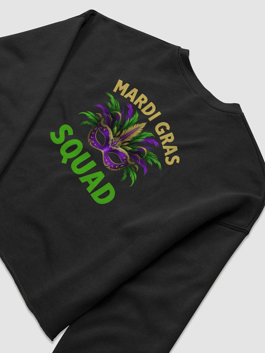 Mardi Gras Squad Crop Sweatshirt product image (3)