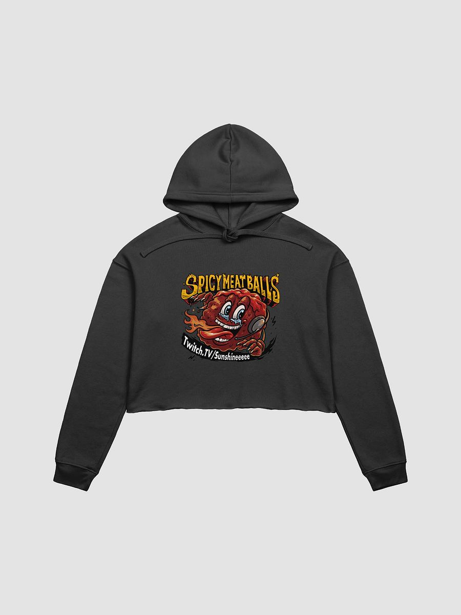 Spicy Meatballs Crop Top Hoodie product image (1)
