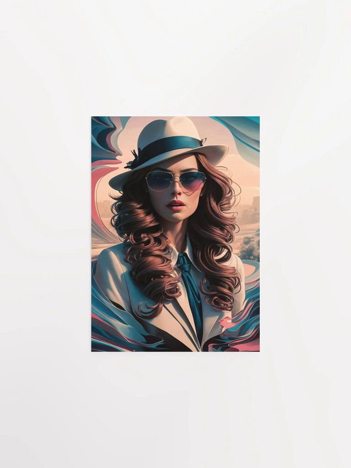 Abstract illustration of a Woman Poster - 8 product image (1)