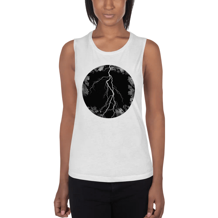 Full Moon, Lightning and Blood Flowy Muscle Tank product image (17)